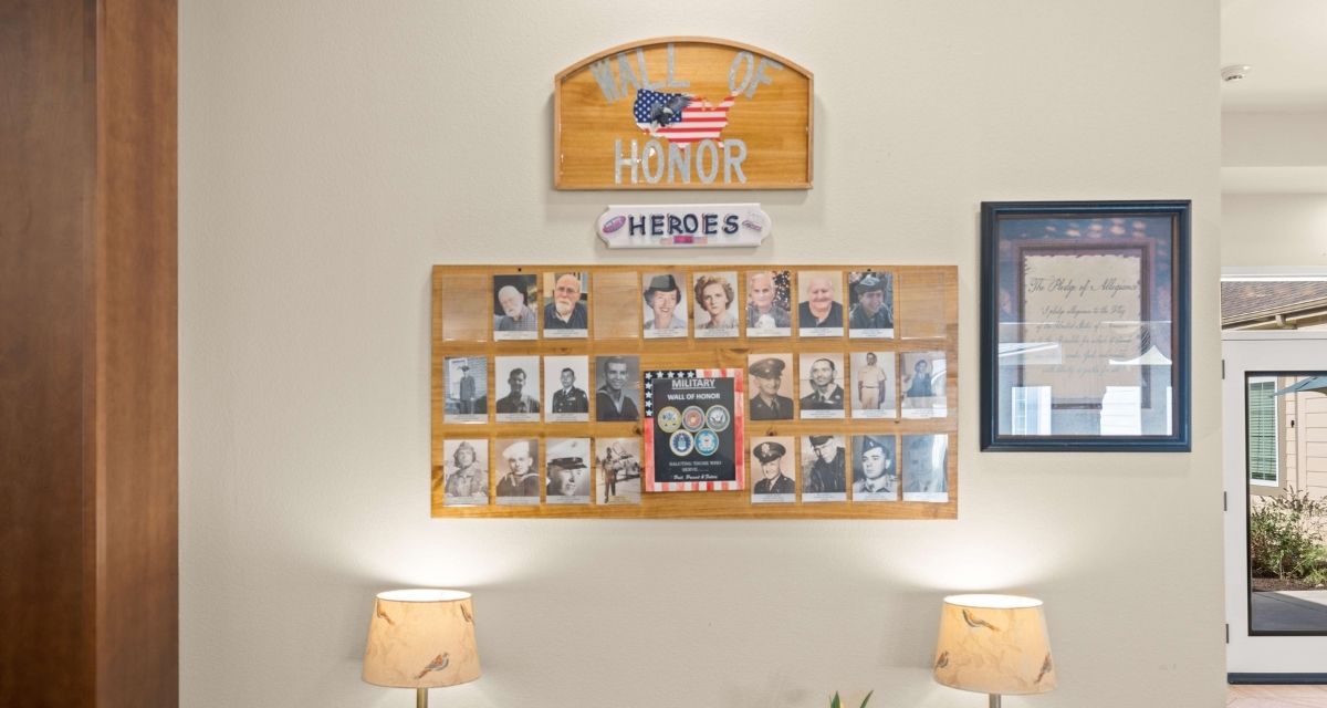 Wall of Honor for military veterans